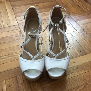 Super high Michael by Michael Kors wedge sandals